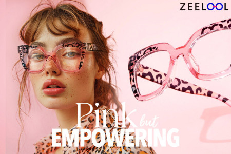 Leading The Fashion Trends: ZEELOOL Pink Leopard Glasses Showcase The Perfect Fusion Of Wildness And Elegance